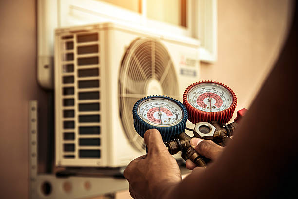 Professional Hvac Maintenance technician working in Union Mills, NC
